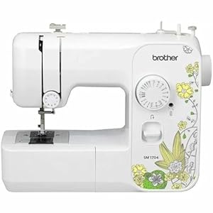 Brother SM1704 17-Stitch Lightweight Sewing Machine (White)