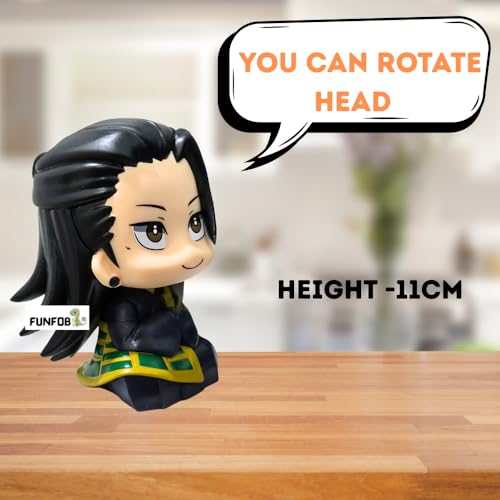 Image of FUNFOB Jujutsu Kaisen Suguro Geto Action Figure Height -11cm Collectible Anime Figures PVC Multicolour | Suguro Geto Look up