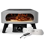 cozze® 13" Forno Pizza CLASSIC | Gas 30 mbar | Pietra in cordierite inclusa | Accensione automatica | Termometro integrato | Acciaio inossidabile | Cottura veloce 2 min