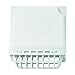 Deflecto Wide Mouth Dryer Vent Hood with Removable Bird Guard, Damper, Weather-Resistant, 4 Inches Hood, White (HR4W)