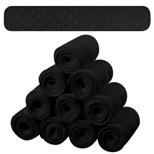 Image of Toulite 10 Pcs Reusable Bra Liners for Sweat, 3 Layer Bra Sweat Pads, Soft Cotton Outer Layer with Polyester Fiber Core