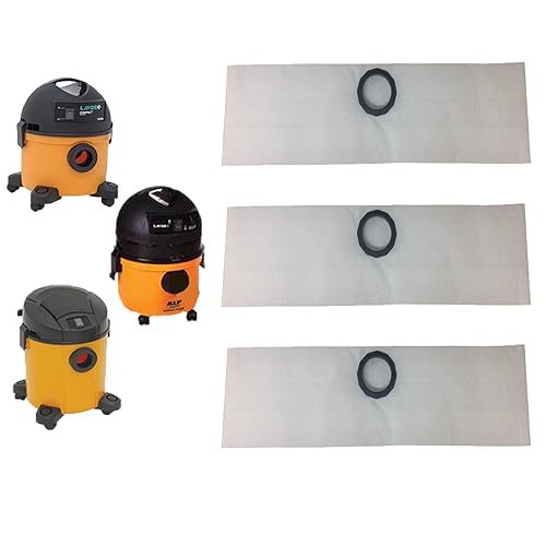 6 Saco Descartável para Aspirador de Pó Lavor Alp Super/Compact 12L / Kronos 12L