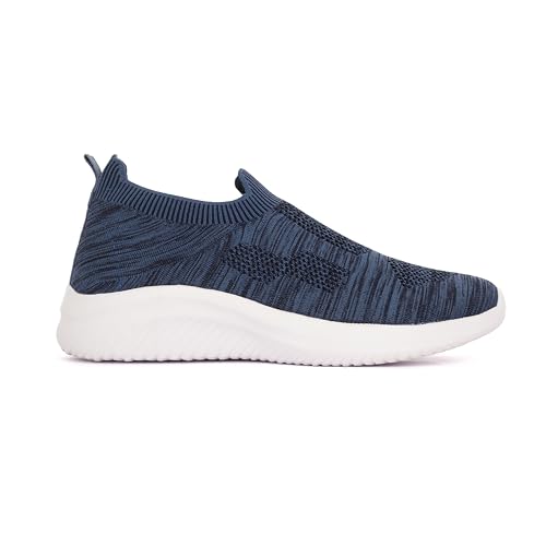 Image of Shinewalk Cruise Men's Lightweight Slip-On Walking Shoes | Breathable Knit Upper, Soft Memory Form Sole & All-Day Comfort.