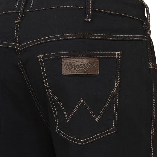 Image of Wrangler Men's Blue Straight Fit High Rise Pants