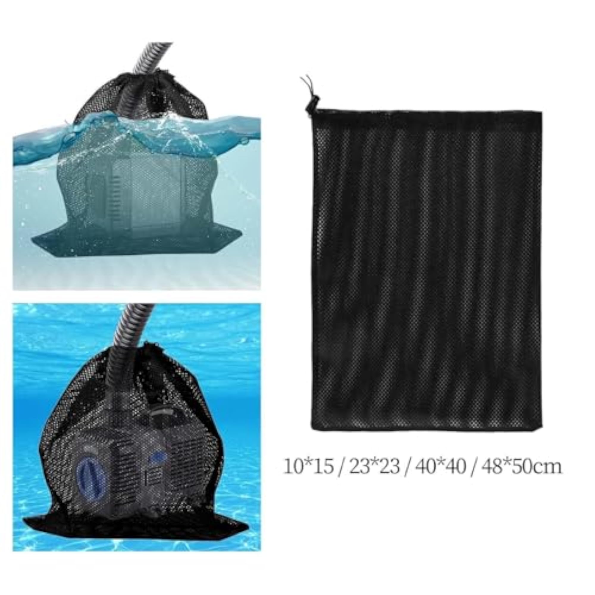 Drawstring Mesh Pouch Wear Resistant Storage Pouch