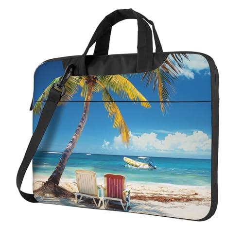 Sac d'ordinateur résistant aux chocs chaises de palmier haut de gamme