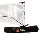 Onix Pickleball 2-in-1 Regulation-Size Portable Net and Practice Net Set Includes Carrying Case with...