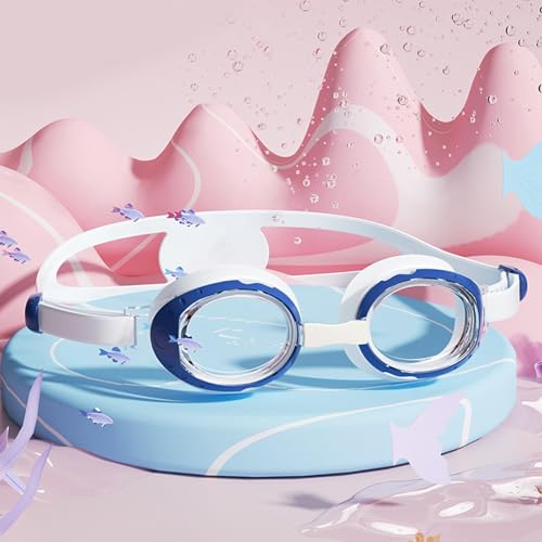 Lunettes de natation pour filles avec large silicone anti-buée - 6