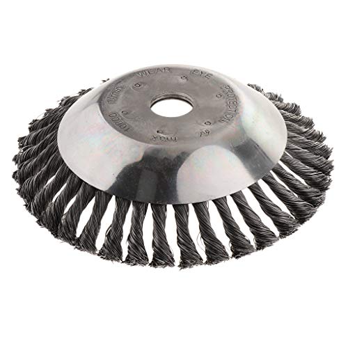 B Blesiya Twist Knot Wire Wheel Brush String Trimmer Head with Bore Diameter 2.5cm/0.98in