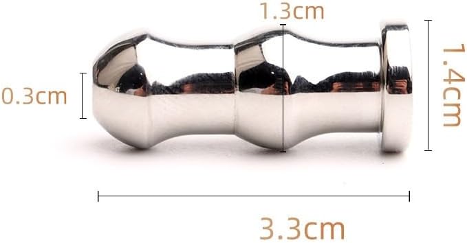 6PCS Urethral Sounds Stainless Steel Penis Plug Expand Multi Beads Urethral Dilators for Beginner Dilator Urethra for Couples Trainer SM Urethral Training Set