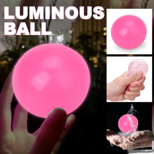 Image of Stress Balls 8 Pack for Adults and Kids, Squeeze Squishy Fidget Toys