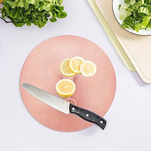 Plaques de cuisine en verre trempé 20 cm et planche à découper durable