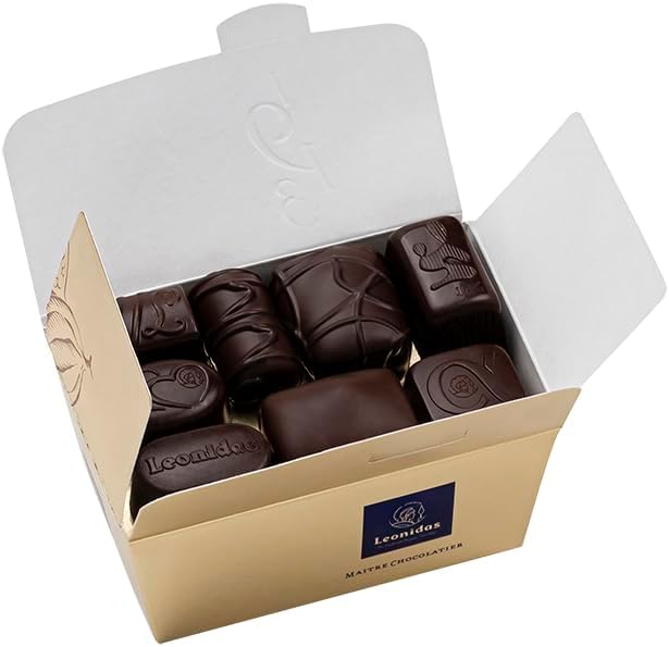 Dark Chocolates, Premium Belgian Chocolate, Assorted Praline, Butter Creams, Truffles & Ganache, in Gift Boxin a Gift Box (250g 14pc approx)