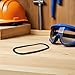 Garneck Anti-dust Rubber Lens Frame for Sandblaster Helmet Replacement Visor Frame for Sandblasting Hood Lens Easy Install Accessory for Industrial Safety and Blast Use