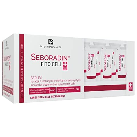 SEBORADIN FITO CELL Hair Serum for Stronger Hair 15 x 6 g | Hair Loss and Regrowth | Swiss Technology Stem Cells Phytocelltec Malus Domestica | Hair & Scalp Treatment | Hair Care & Hair Products Cover