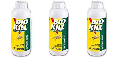 PERAGASHOP BIO Kill 3 Confezioni da LITRO BIOKILL INSETTICIDA Offerta Speciale