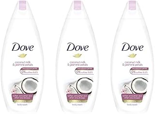 Dove Coconut Milk & Jasmine Petals Body Wash 250ml (Pack of 3)