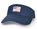 Tirrinia KC Caps Men American Flag Sports Tennis Golf Sun Visor Hat Patriotic Women Polo Sun Cotton Twill Embroidered Adjustable Closure Cap
