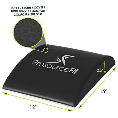 Image of ProsourceFit Abdominal Ab Mat 15x12, High Density Core Trainer for Workouts, Conditioning, Posture Support, and Crunch Exercises; Home Fitness Equipment