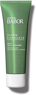 Babor CLEANFORMANCE CLAY MULTI-CLEANSER, Prebiotic and Probiotic Face Mask and Cleanser, Refines Pores without Over-Drying, Clean Ingredients, Vegan, 7 oz.