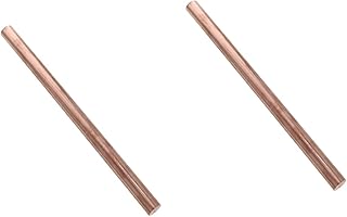 Baluue 2pcs Copper Rod Rotary Tool Locating Dowsing Rod Copper Divining Rods Rotation Tool Dowsing Rods Copper Sticks Copper Bar Set Copper Wire Rods for Garden Lots to Rotate Metal