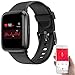 Produktbild Newgen Medicals Handyuhren: Fitness-Armband mit Glas-Touchscreen-Display, SpO2-Anzeige, App, IP68 (Fitnessuhr Herren)
