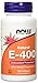 Produktbild NOW Foods Vitamin E-400 100 kaps.