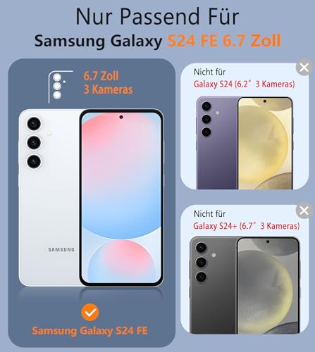 Coque pour Samsung Galaxy S24-FE antidérapante verte antichoc - 2