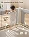 Bed Rail for Toddlers, Thickened & Reinforced Toddler Bed Rails with Double Child Lock, Upgraded Kids Baby Bed Rail Guard, Bed Side Rails for Queen, King Size, Grey, 1 Side, 78.7