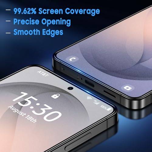 Image of Uyiton for Samsung Galaxy S26 Plus Matte Screen Protector - 2 Pack | Fingerprint Unlocking, Anti‑Glare & Anti‑Fingerprint, Bubble‑Free, Easy Install, HD Clarity, Smooth Matte, 9H+ Hardness.