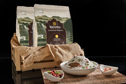 Image of Kkhavo Kala Namak Rice | 9gm protein | Diabetic & gut friendly | Gluten Free &Vegan | Low Glycemic 49-53 | Non GMO (5kg)