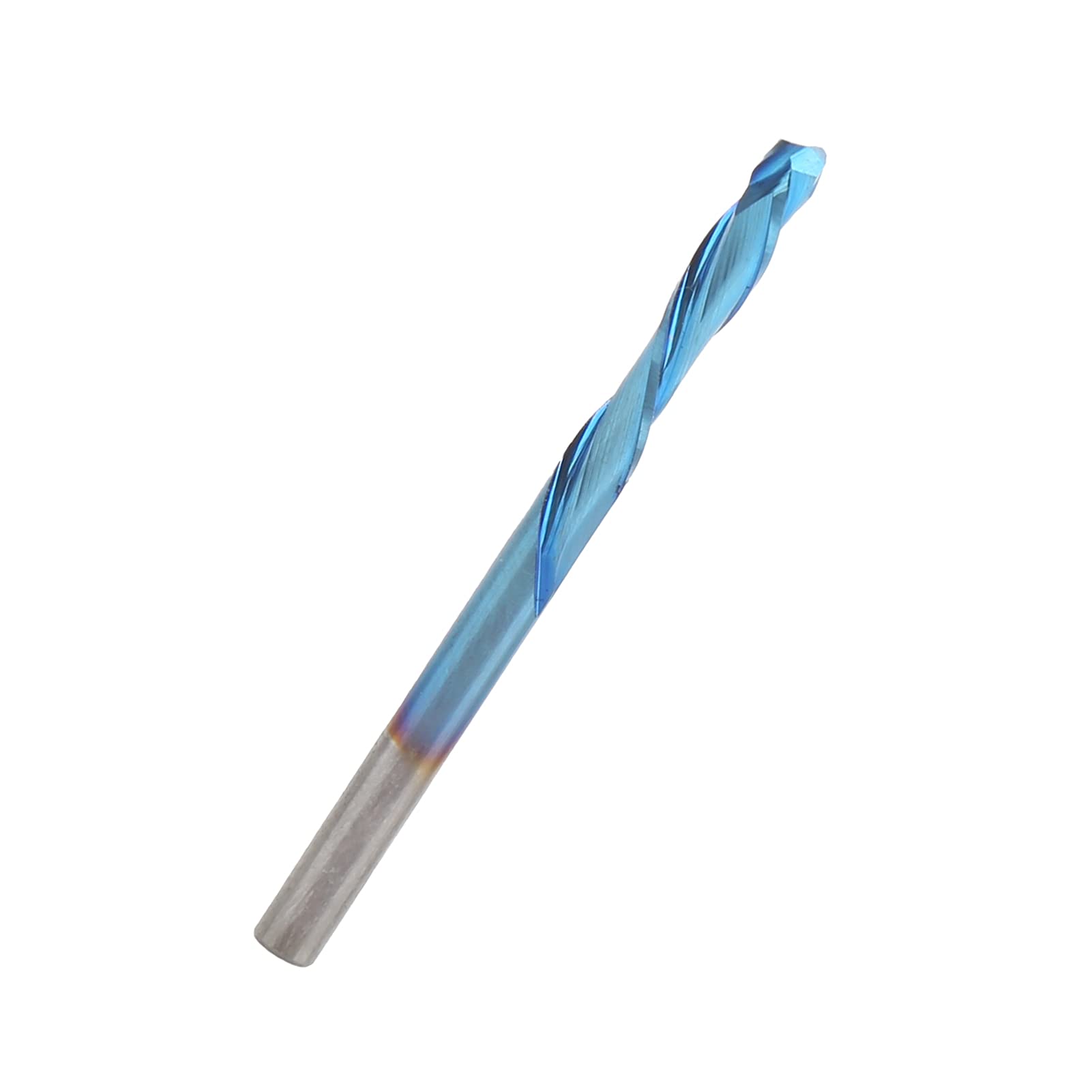 Fresatrice di taglierina in acciaio tungsteno 2 flauto incisione CNC Bit blu rivestimento blu per la lavorazione dei pezzi