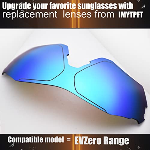 Verres Oakley EVZero Range remplacement contre reflets bleu et titane