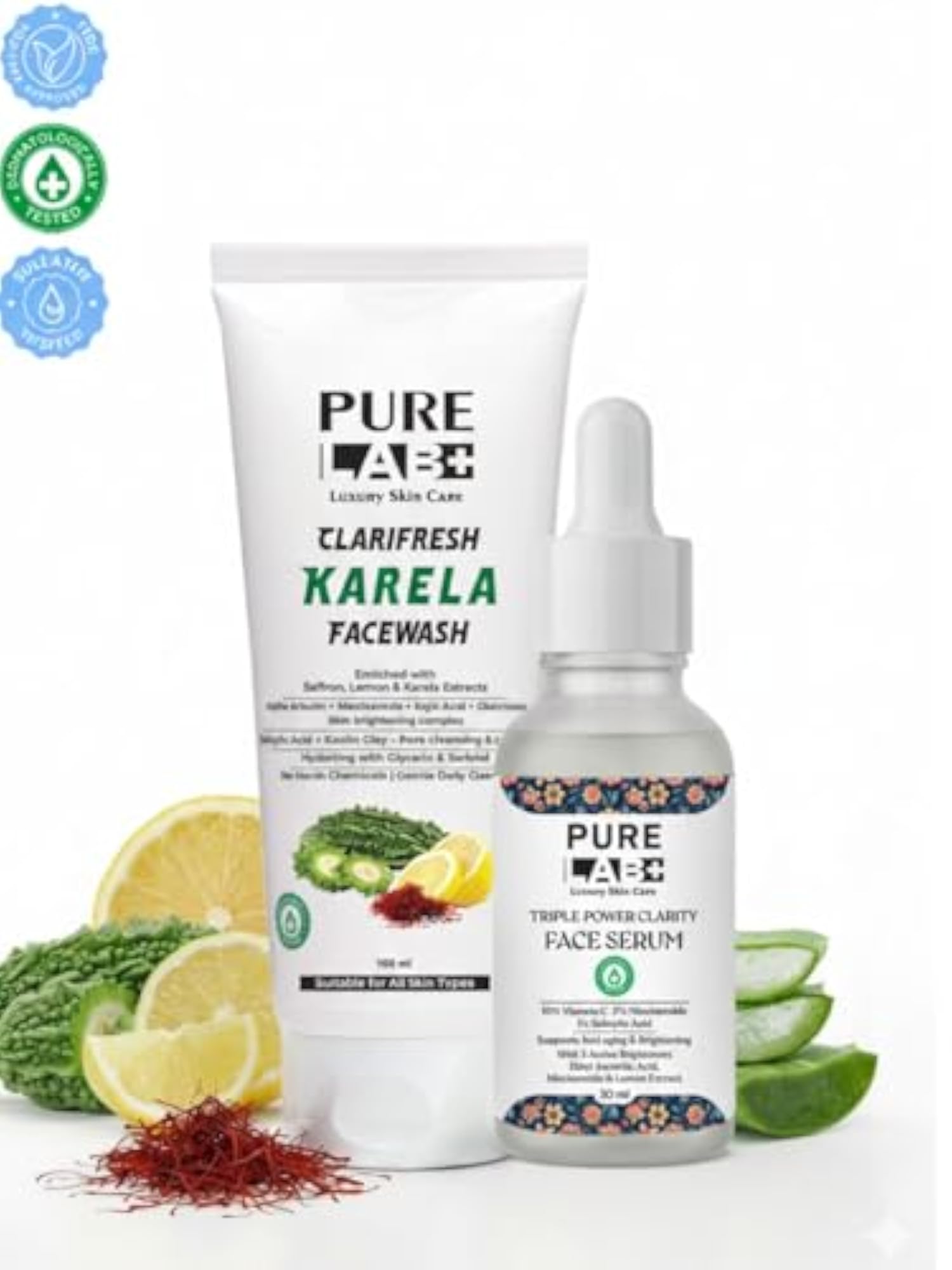 + Clarifresh Karela Face Wash & Triple Power Clarity Serum