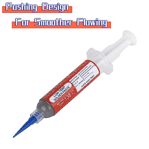 Wonderway Sn42/Bi58 T5 Lead Free Solder Paste No Clean, 138℃ Melting Point (30g) - Thumbnail 3