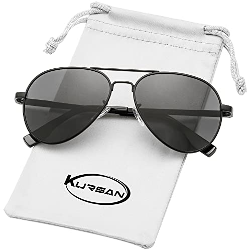 Kursan Kids Polarized Aviator Sunglasses (4-18 Years)