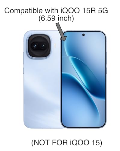 Image of FAD-E Tempered Glass Screen Protector Guard (Fingerprint Unlock Working) Compatible for iQOO 15R 5G
