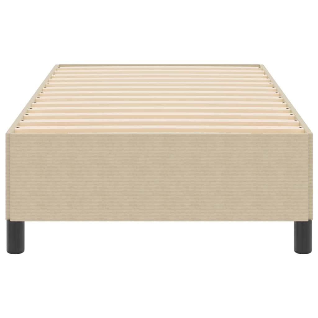 Cama somier Base lecho canapé tapizado en Pana Verde grisáceo, 80 x 200 cm, Estructura de Pino, somier de Lamas, Dormitorio Adulto e invitado, Soporte Firme y Montaje Sencillo