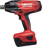 llave de impacto hilti Par máximo: 800 Nm (1) Hilti 2093109 Llave de Impacto par y Alto Rendimiento con Yunque con Orificio pasante, 22 V, Negro Rojo, 250 x 92 x 267 mm