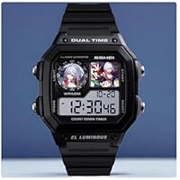 Amazon.co.jp: デジタル腕時計 崩壊スターレイル カフカ 銀狼