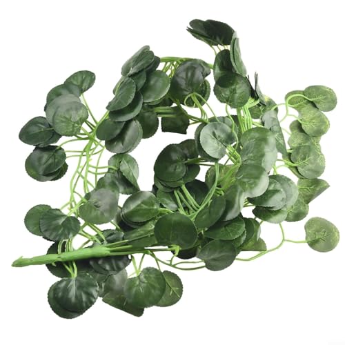 WIIYENA Hiedra artificial colgante de 90 cm con hojas de begonia, planta de ratán de seda sintética para decoración de bodas, telón de fondo de fiesta, valla, espejo, adorno de árbol de Navidad