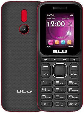 Miniatura 2 de BLU Z4 Music Z250 GSM desbloqueado 1.8" Dual Sim  Radio FM  Linterna  Cámara VGA (negrorojo)