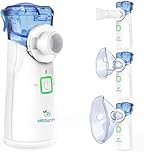 Meowyn Aerosol Portatile, USB-C Ricaricabile Ultrasuoni Macchina Aerosol per Adulti e Bambini, Silenzioso, Meno residui, Atomizzazione Efficiente Aerosol per uso domestico e in viaggio