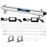 Whole House UV Water Filter System 24 GPM – 110W Stainless...