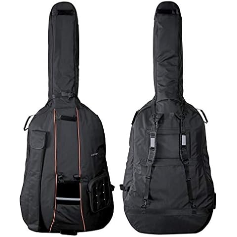 GEWA Double Bass Gig-Bag with Padding and Pockets Cover
