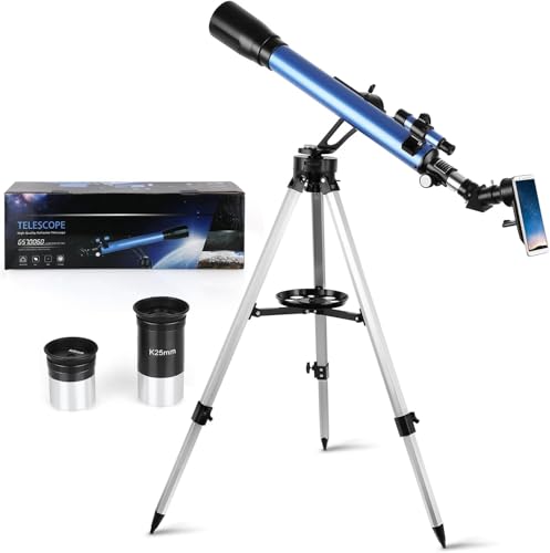 Cowiewie Teleskop 60/700 Refraktor Teleskop für...