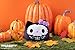 TeeTurtle Reversible Sanrio Hello Kitty 4-Inch Halloween Skull Two-Sided Flip Plush Toy with Embroidered Details - Cute Mini Collectible Plush for Kids, Teens, and Adults