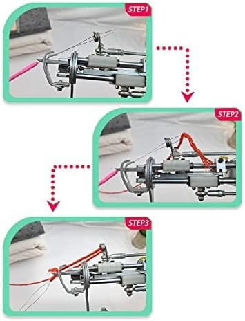 Miniatura 3 de CA+CB, 24 rollos de hilo grueso de 8 capas para alfombras de acolchonado, hilo acrílico para acolchonar, 24 rollos de hilo grueso de 8 capas para