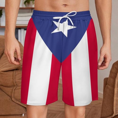 Fattyeery Men's Swim Trunk Saint Vincent and The Grenadines Flag Soft Short Sweatpants for Swimwear Bathing Suits Swim Shorts2