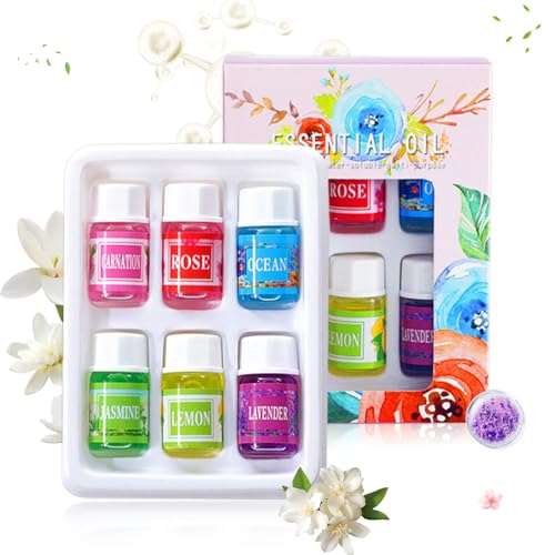 Aceites de aromaterapia: perfume humidificador pequeño, esencia a base de agua soluble, extracto perfumado calmante, fragancia de múltiples paquetes líquidos extendido Uso de relajación Atmósfera | co